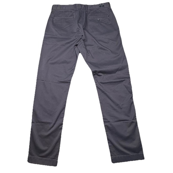 J Crew Chino Pant 484 Slim Stretch Mens NWT 33x32 Gray Cotton Twill New Tags - Picture 5 of 8